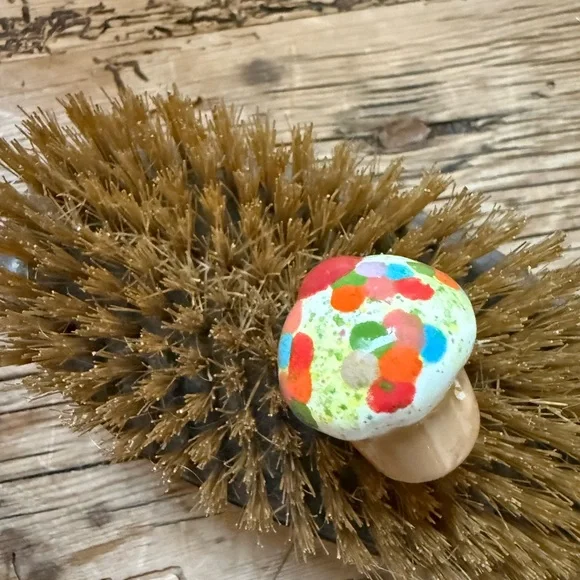 Vintage Colorful Ceramic Cupcake Bead Charm Pendant - Picture 5 of 6